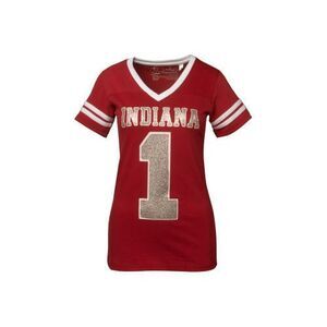 Indiana Hoosiers NCAA Press Box V-Neck Jersey Tee